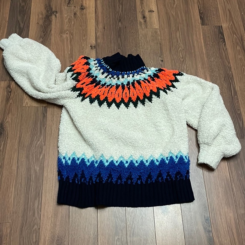 Anthropologie Pilcro Selene Oversized Cozy Fleece Sweater SHIPS SAME DAY - Picture 2 of 11